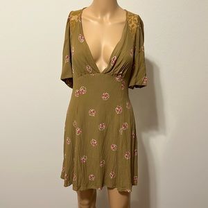 Free People Mockingbird Mini Dress Size 6